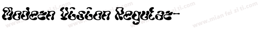 Modern Vision Regular字体转换
